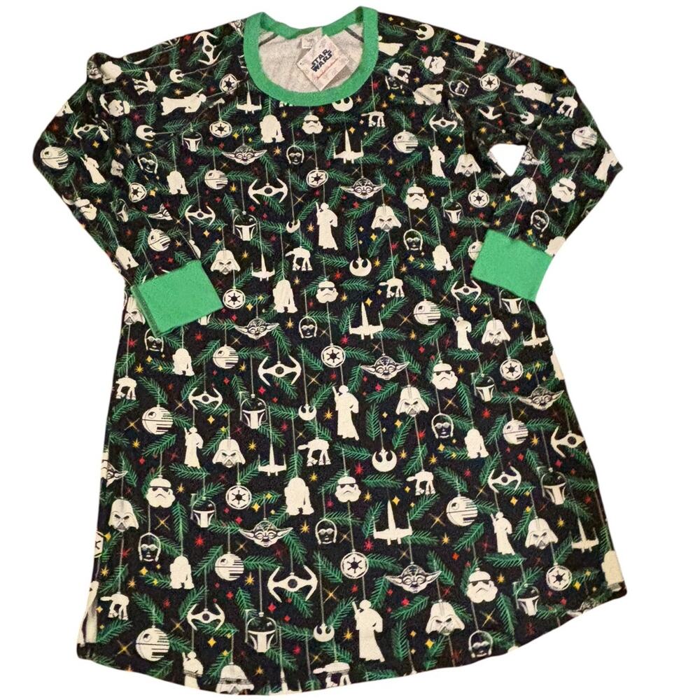 NWT Hanna Andersson Star Wars Women's Holiday Nightgown Size XL